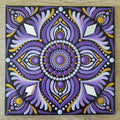 6" Purple Mandala