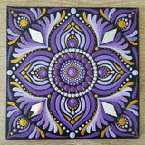 6" Purple Mandala