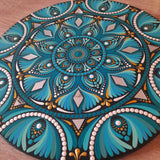 12" Teal Mandala