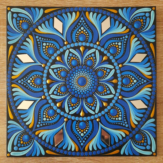 *****8" Blue Mandala