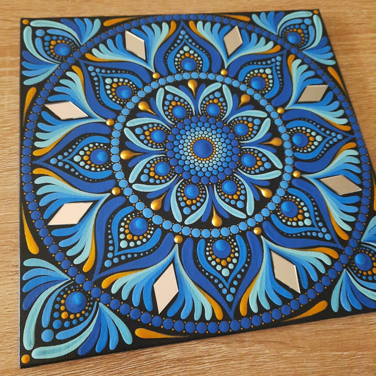 *****8" Blue Mandala