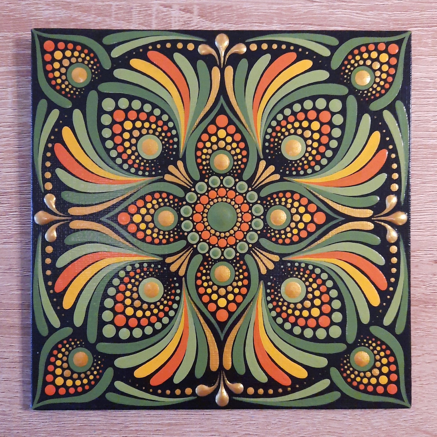 *****6" Retro Mandala