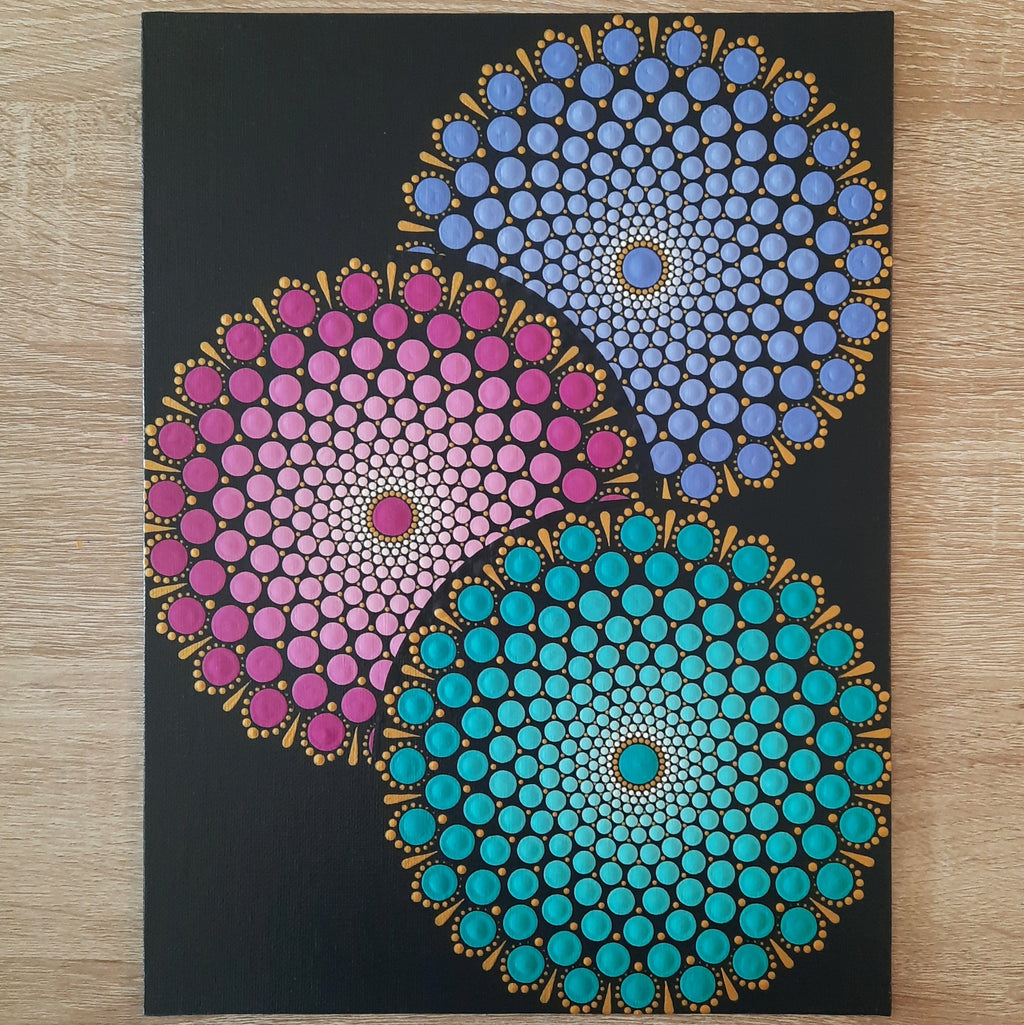 9x12" Layered Mandala