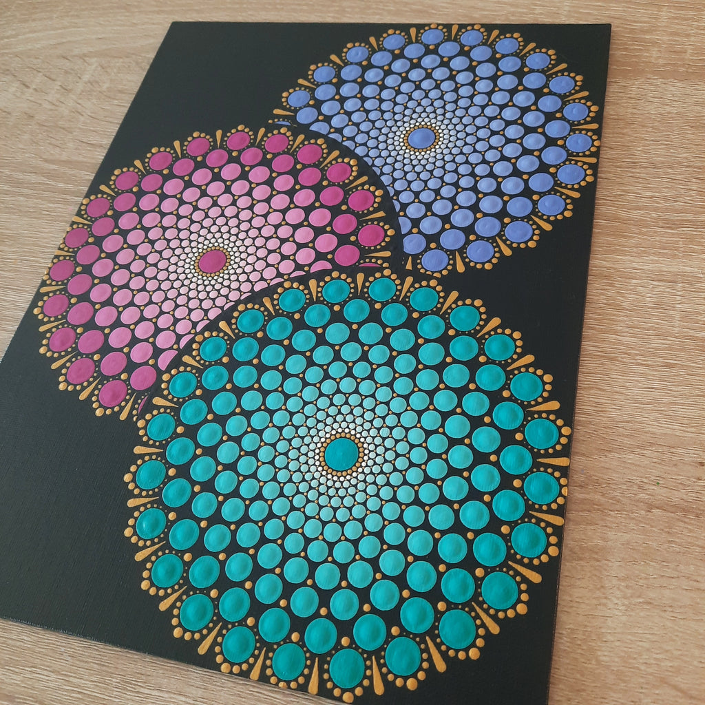 9x12" Layered Mandala