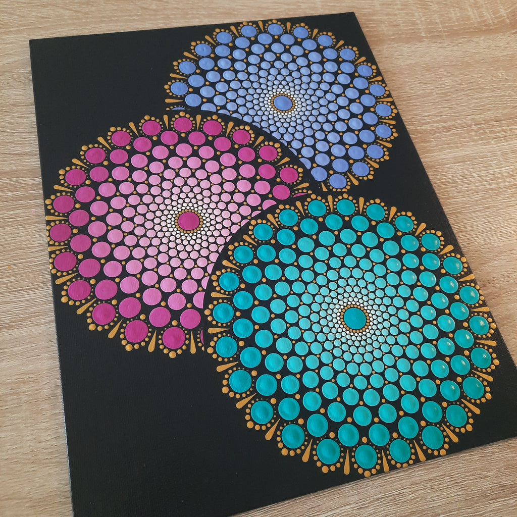 9x12" Layered Mandala