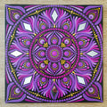 8" Magenta Mandala