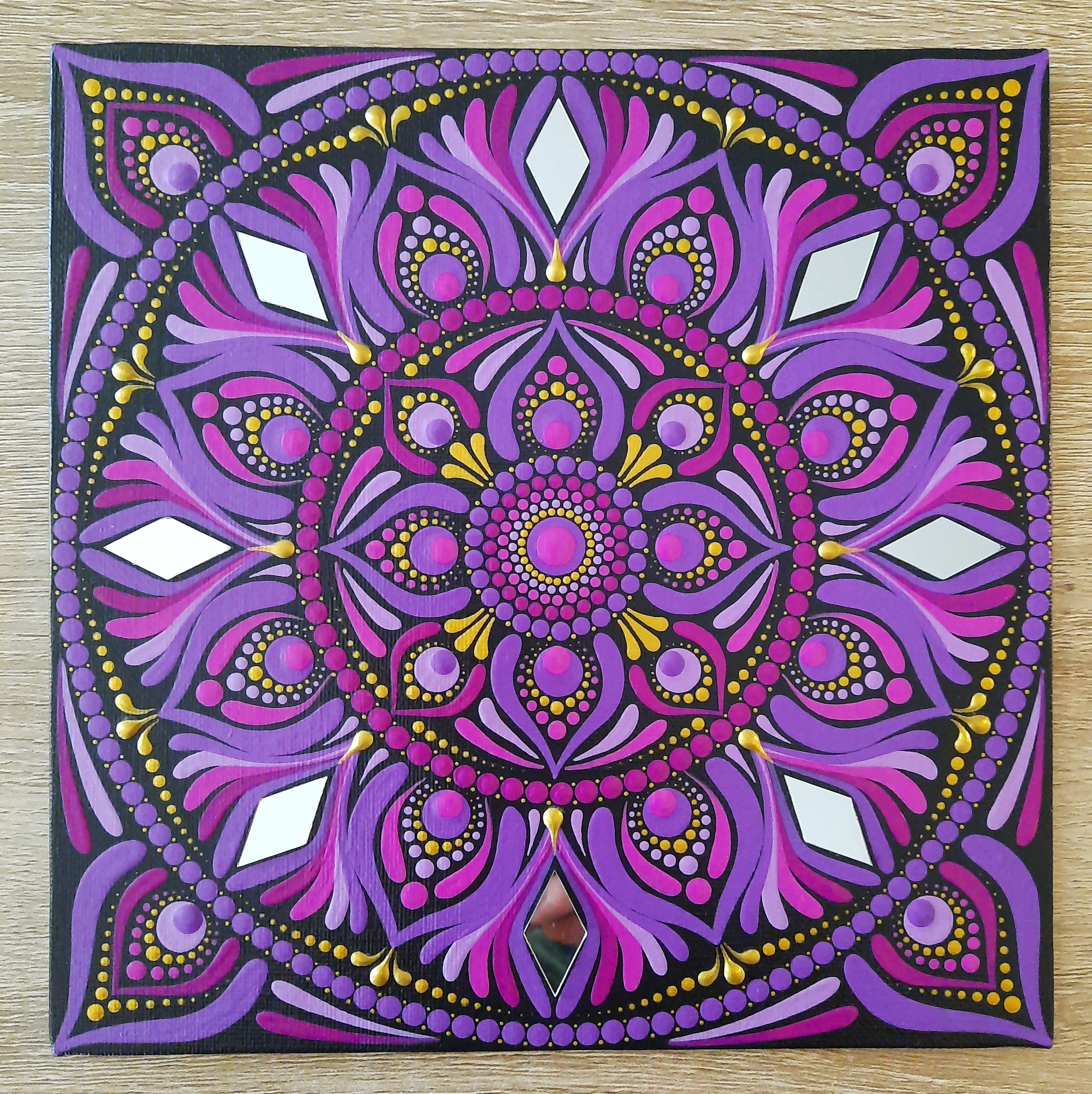 8" Magenta Mandala