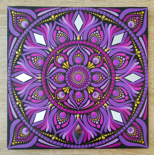 ***** 8" Magenta Mandala
