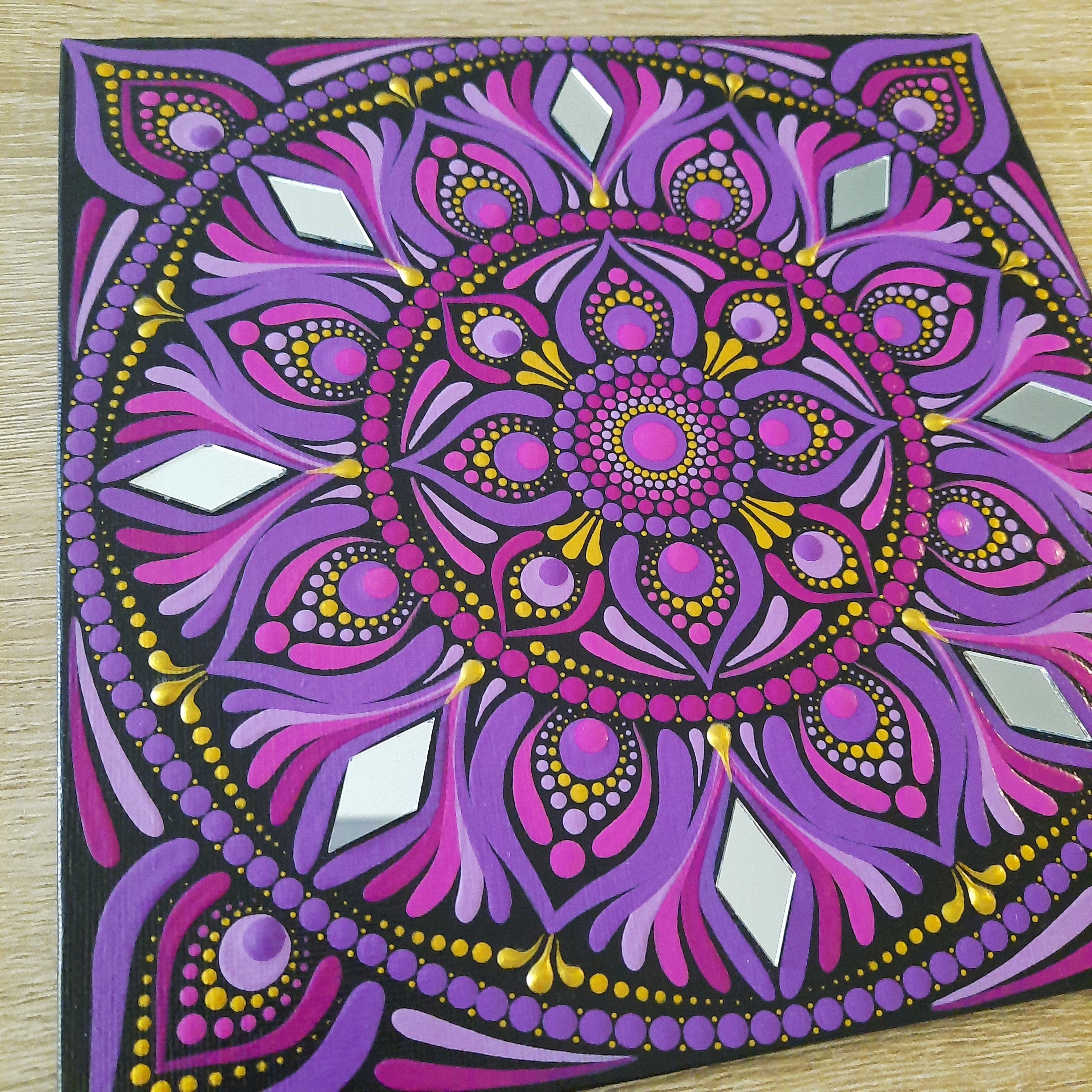 8" Magenta Mandala