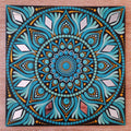 8" Turquoise Mandala