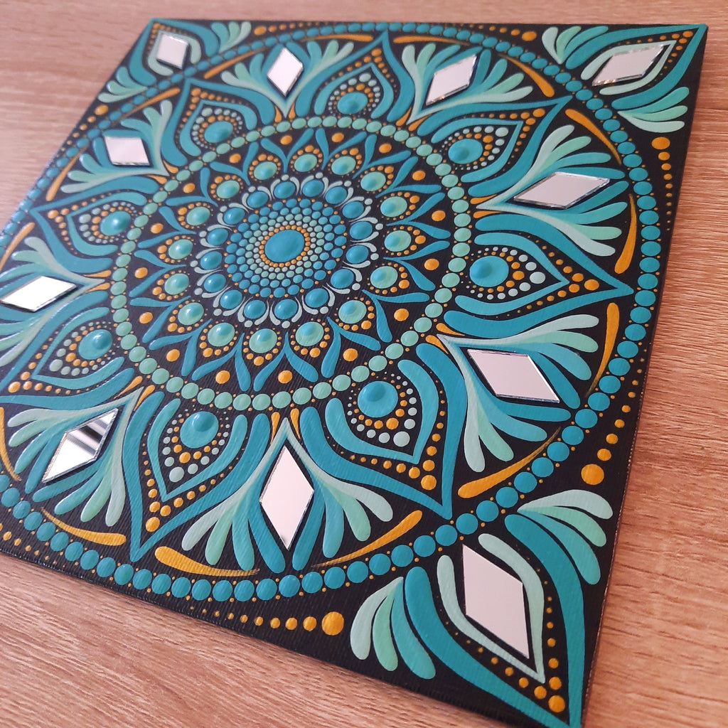 8" Turquoise Mandala