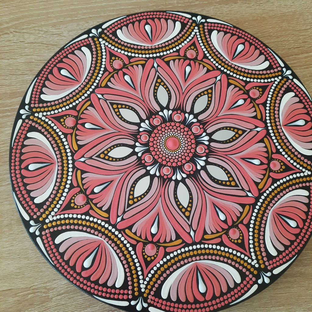 12" Coral Mandala