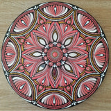 12" Coral Mandala