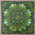 8" Citron Green Mandala