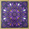8" Purple Mandala