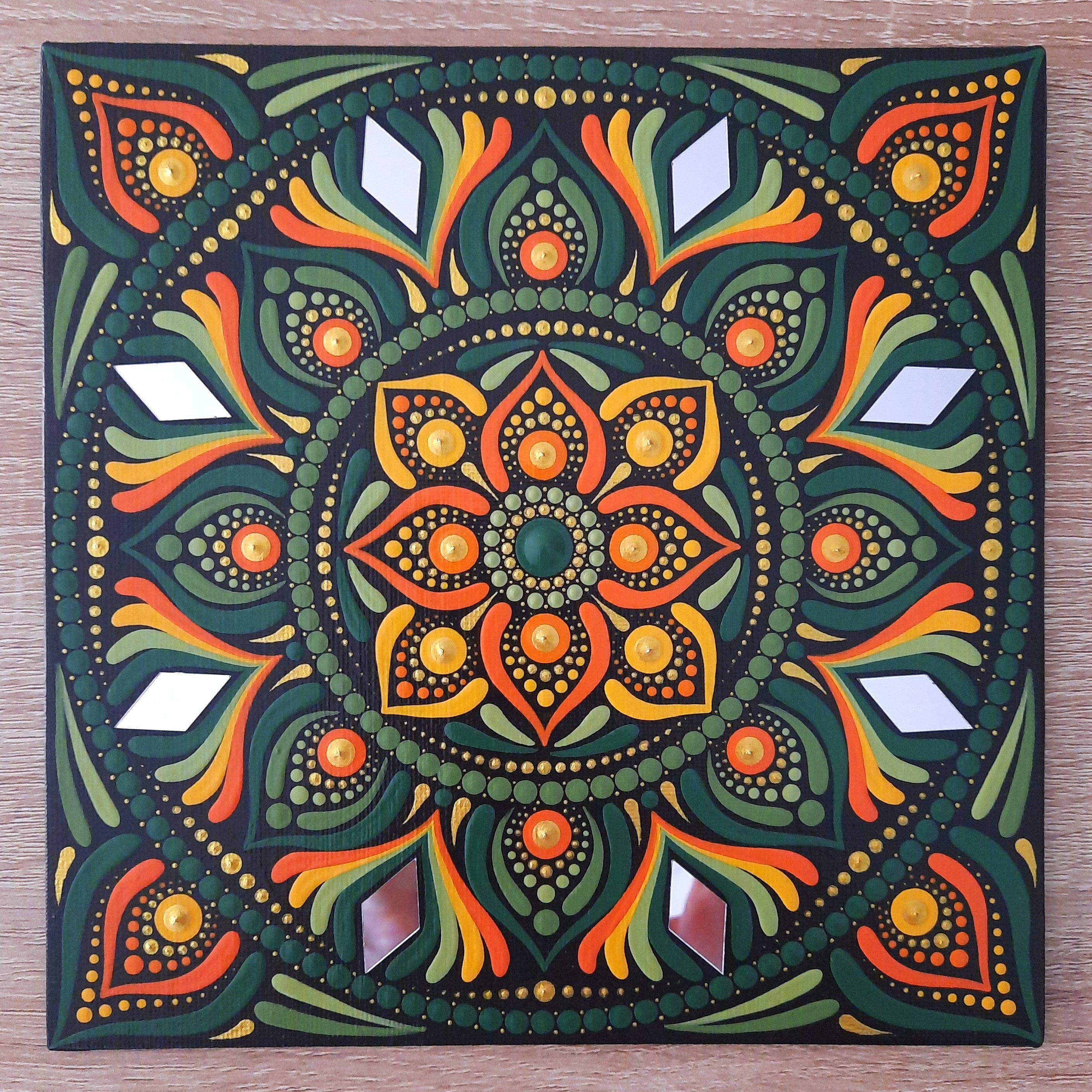 8" Retro Mandala