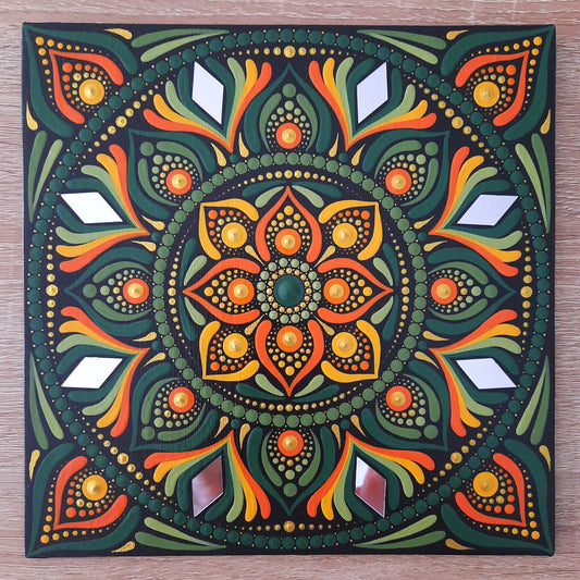 ***** 8" Retro Mandala