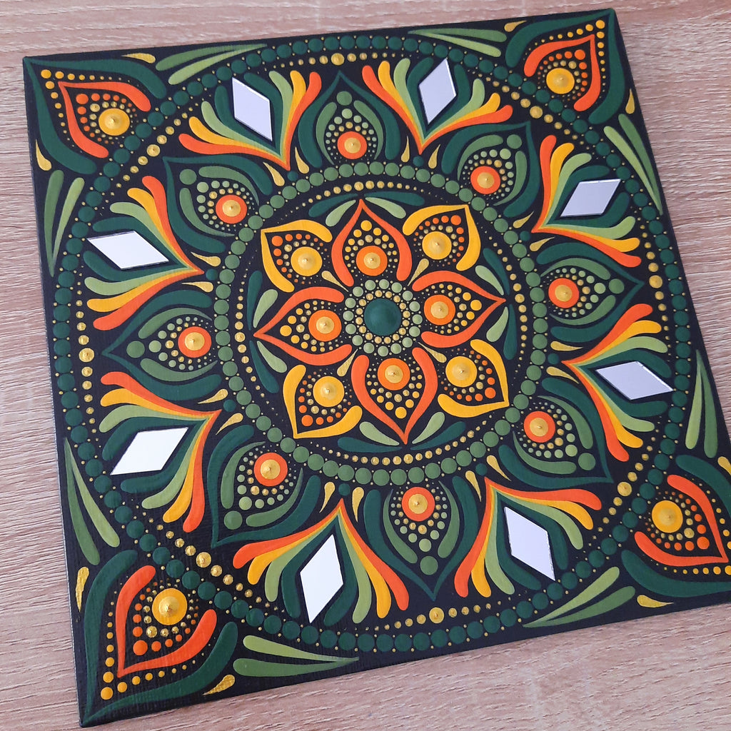 8" Retro Mandala