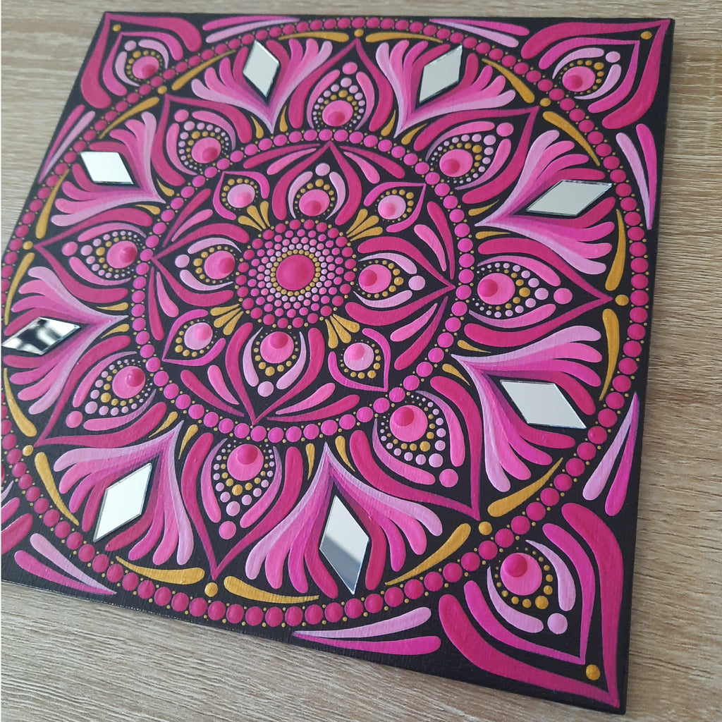 8" Pink Mandala