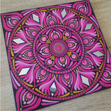 8" Pink Mandala