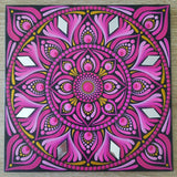 8" Pink Mandala