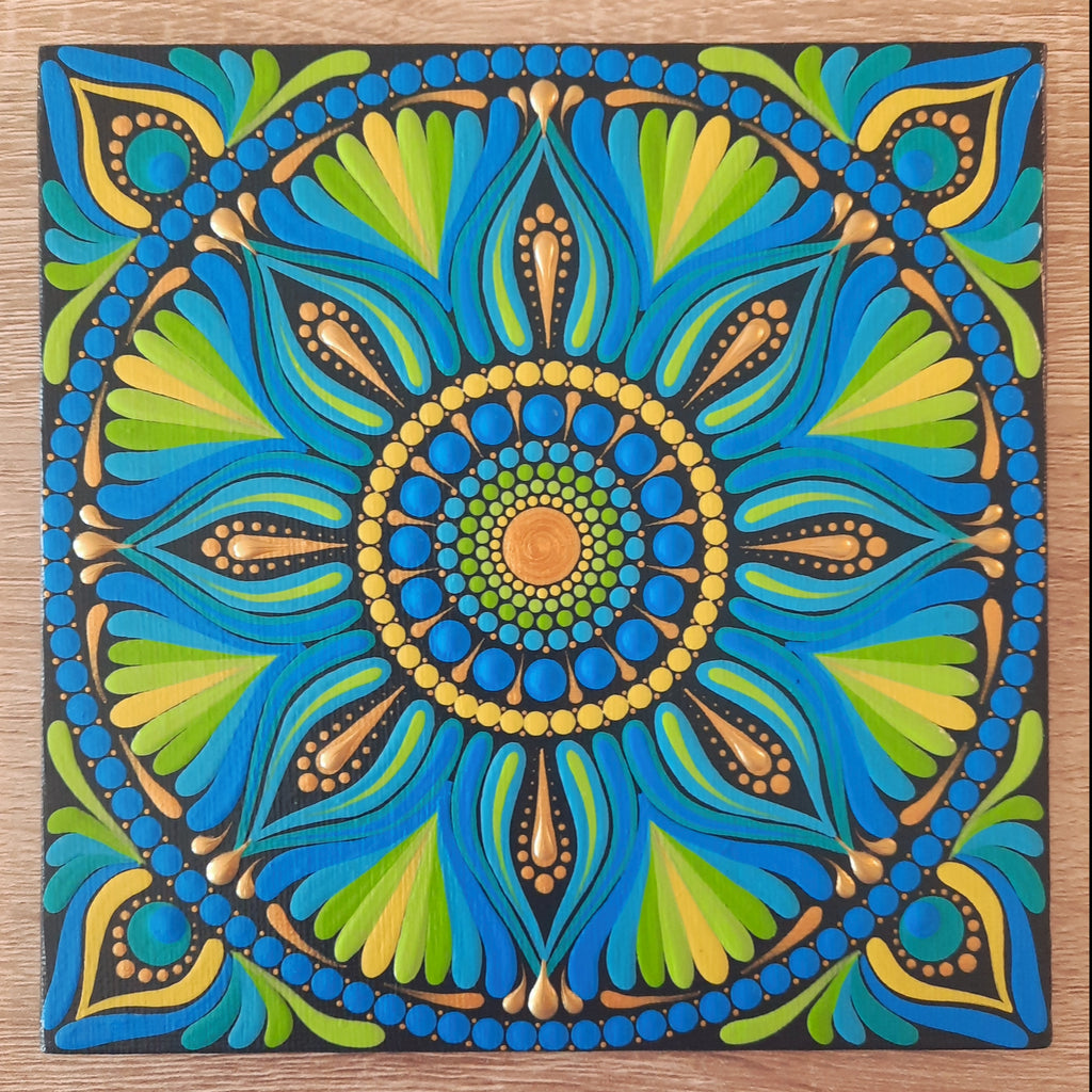 6" Groovy Mandala