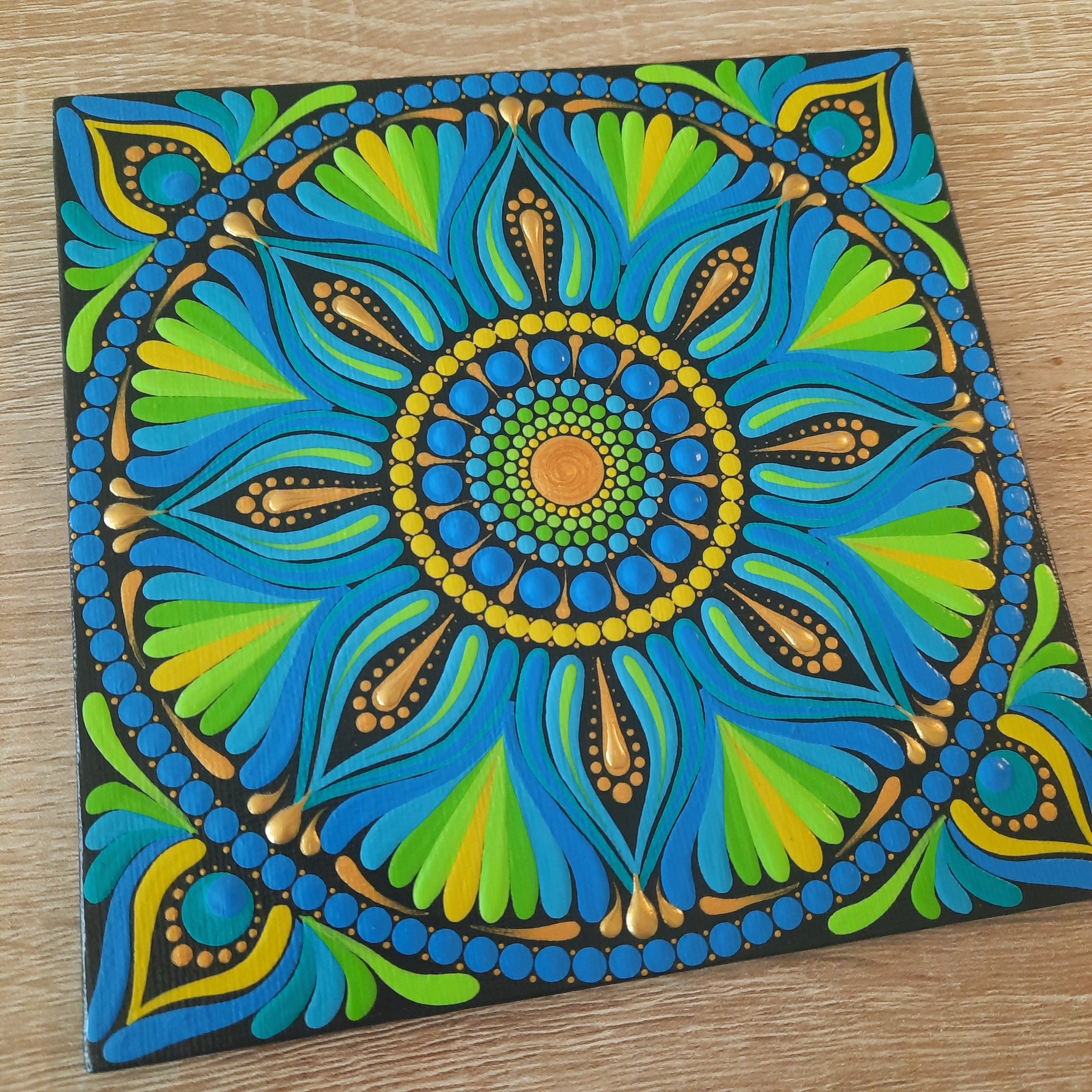 6" Groovy Mandala