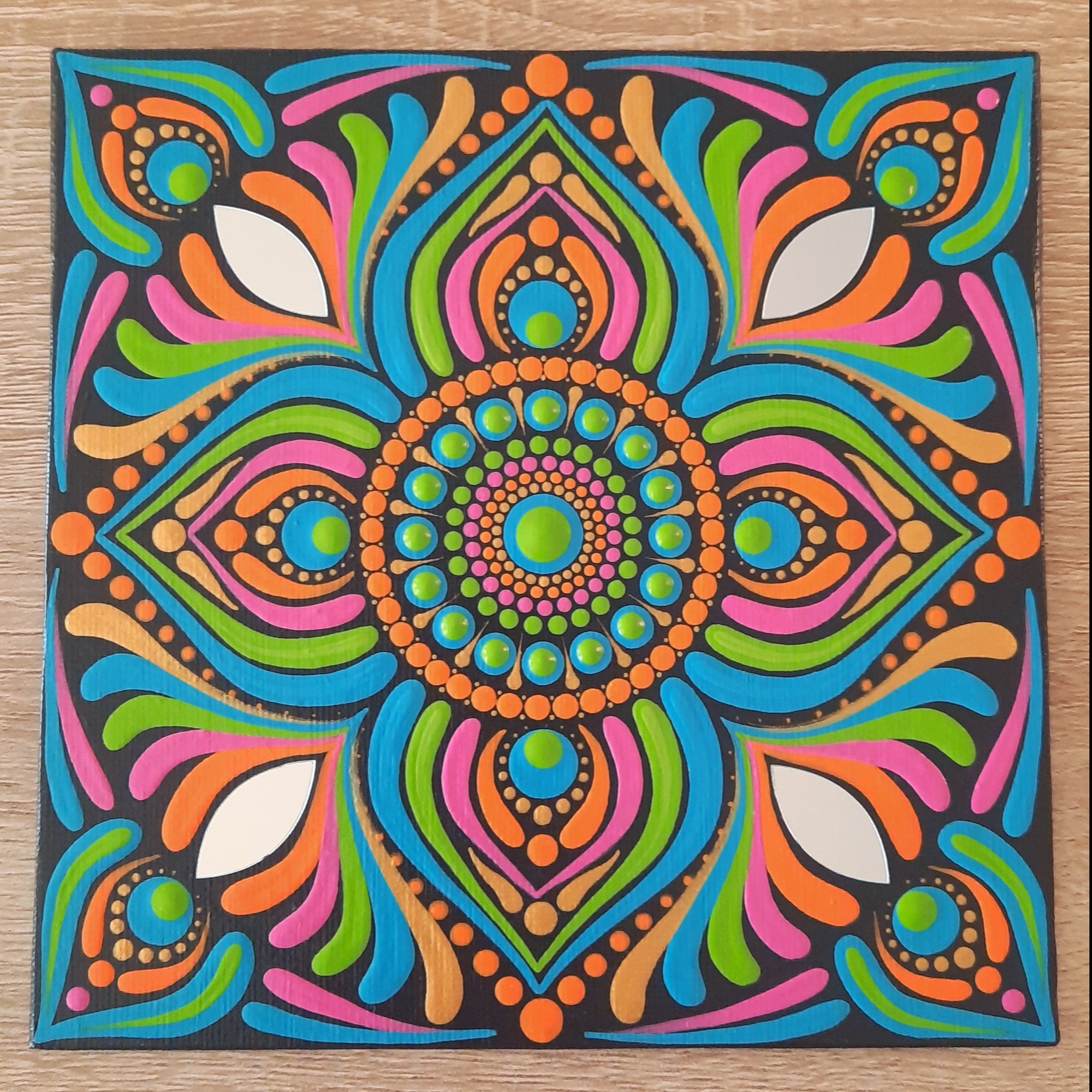 6" Psychedelic Mandala