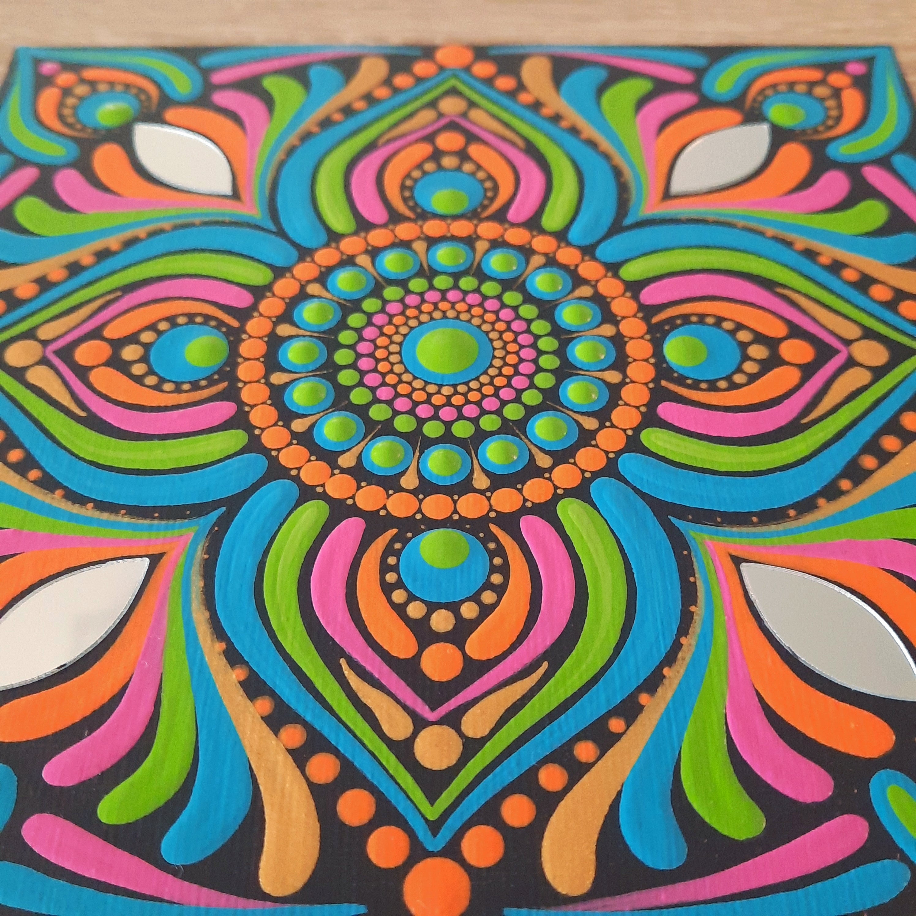 6" Psychedelic Mandala