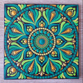6" Green Mandala