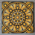 6" Yellow Mandala