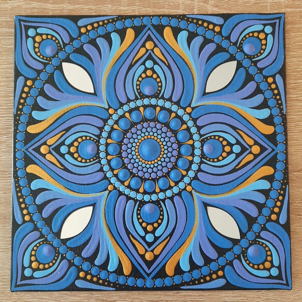 6" Periwinkle Mandala