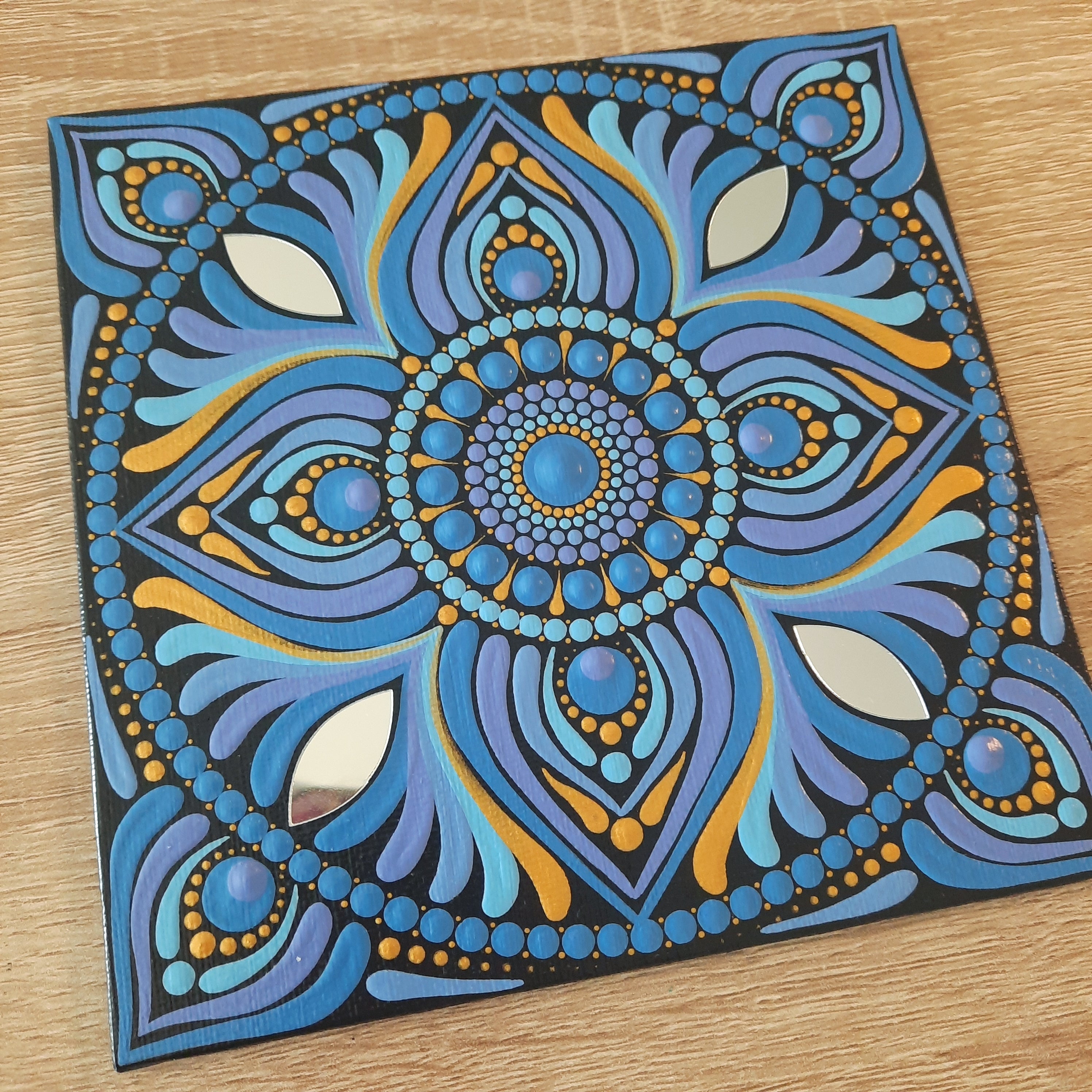 6" Periwinkle Mandala