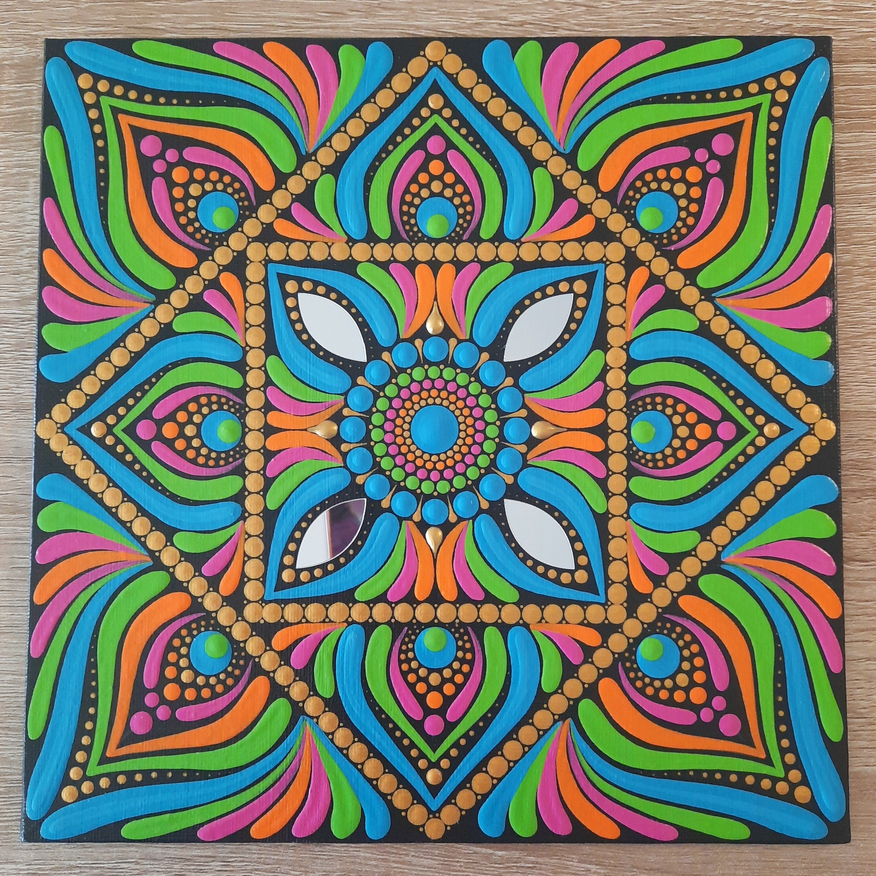 8" Psychedelic Mandala