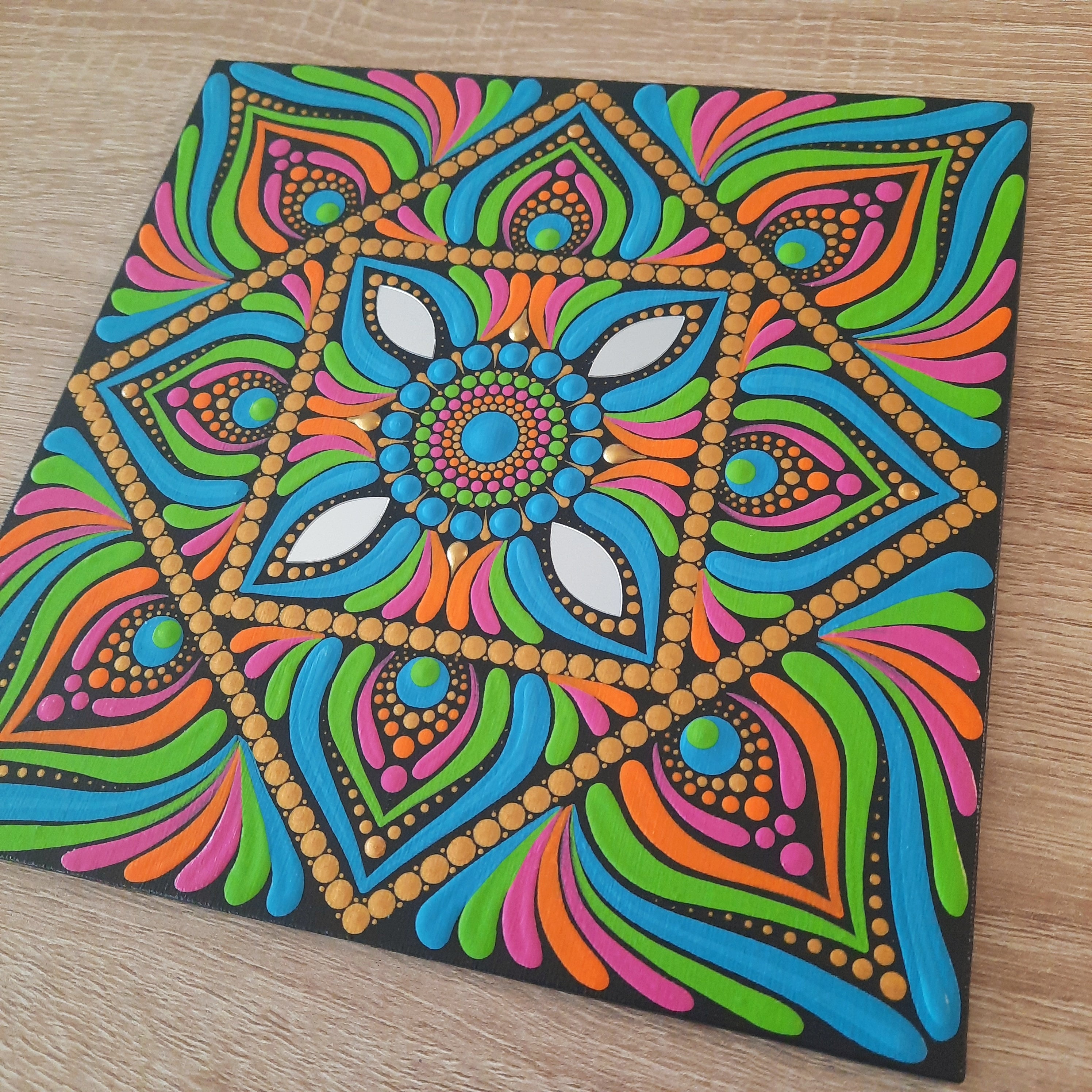 8" Psychedelic Mandala