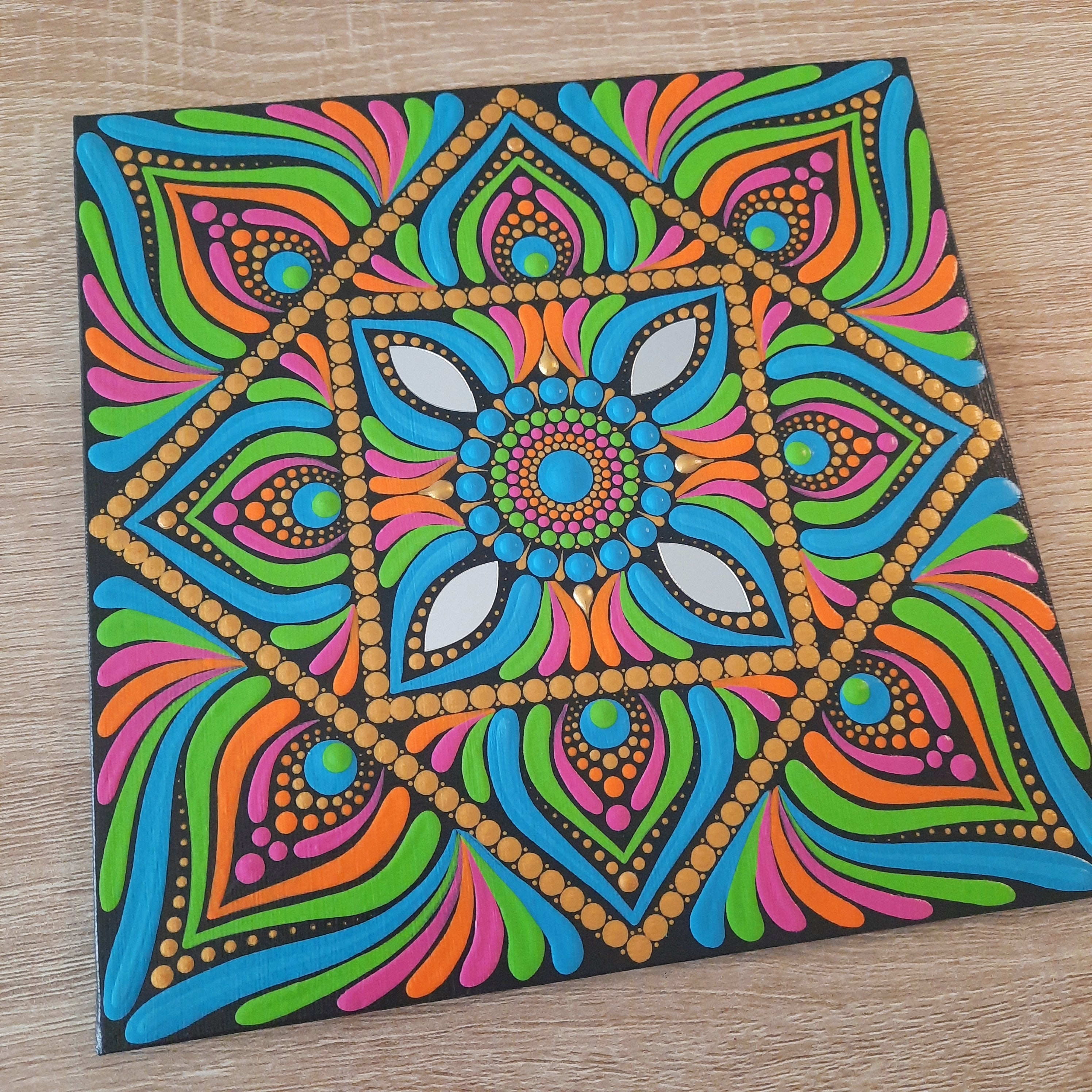 8" Psychedelic Mandala