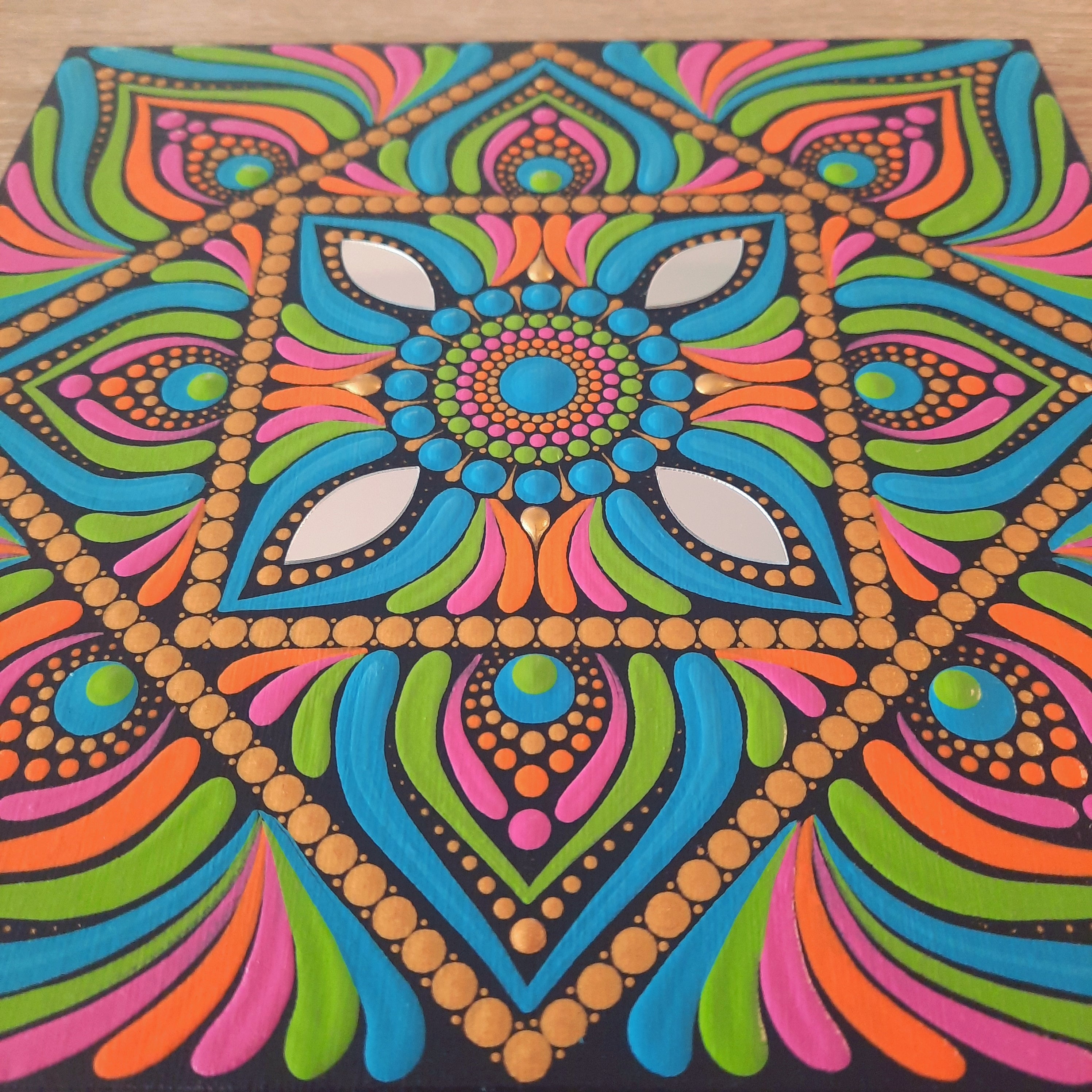 8" Psychedelic Mandala