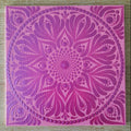 6" Metallic Pink Mandala