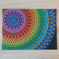 9x12" Rainbow Mandala