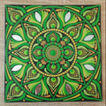 8" Citron Green Mandala
