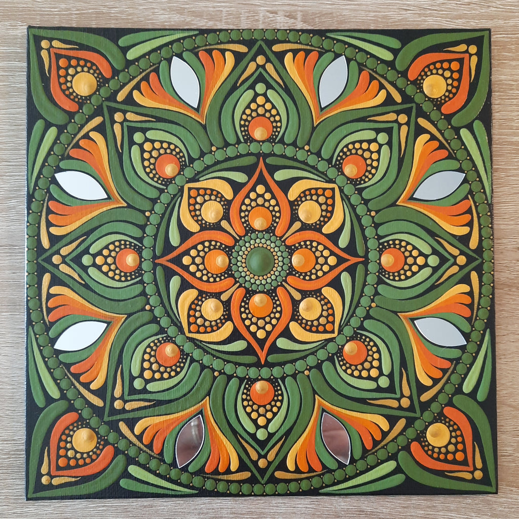 8" Retro Mandala