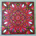 8" Red Mandala