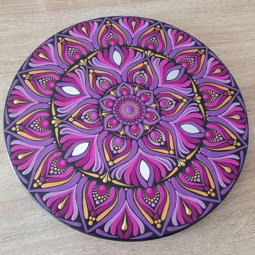12" Magenta Mandala