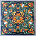 8" Retro Mandala