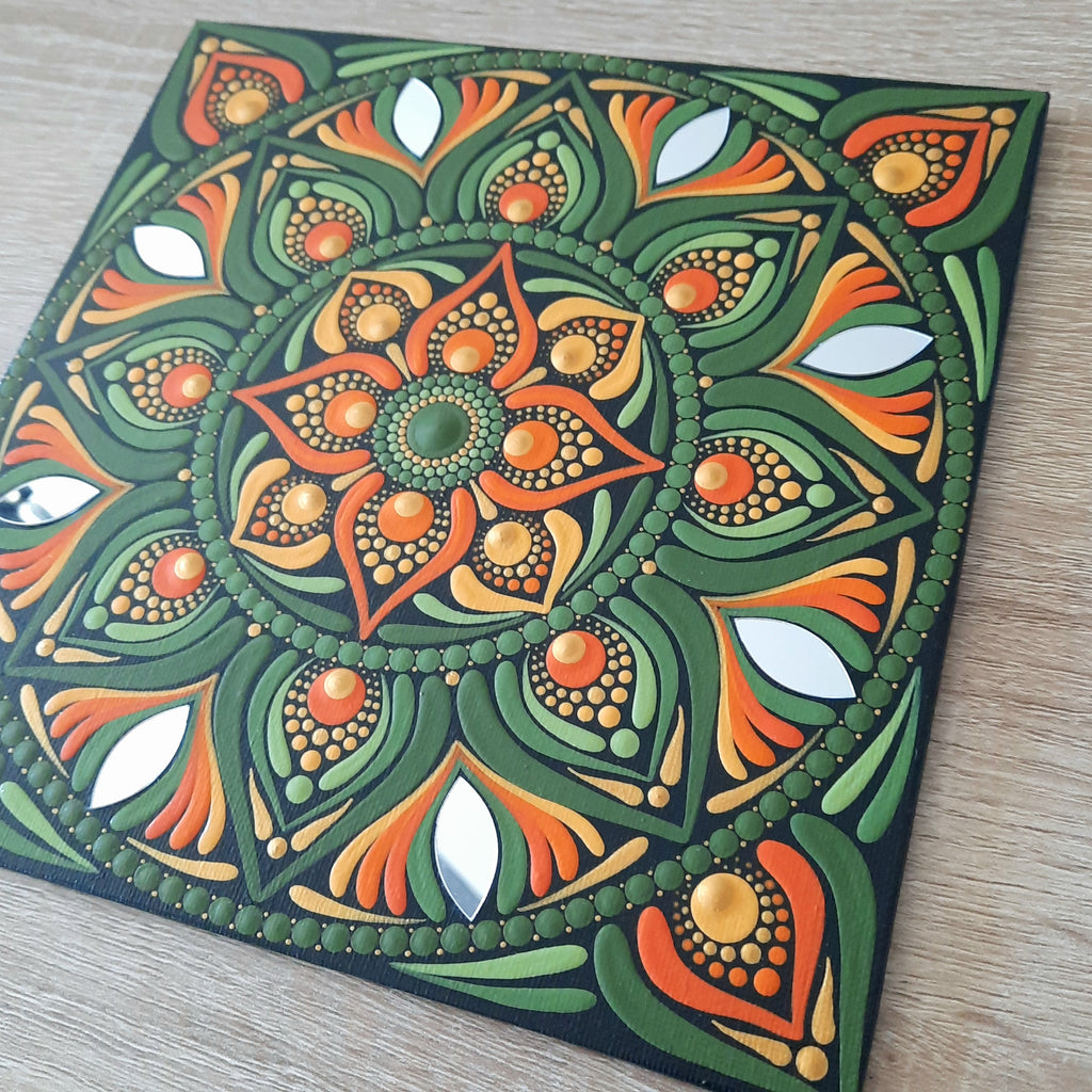 8" Retro Mandala