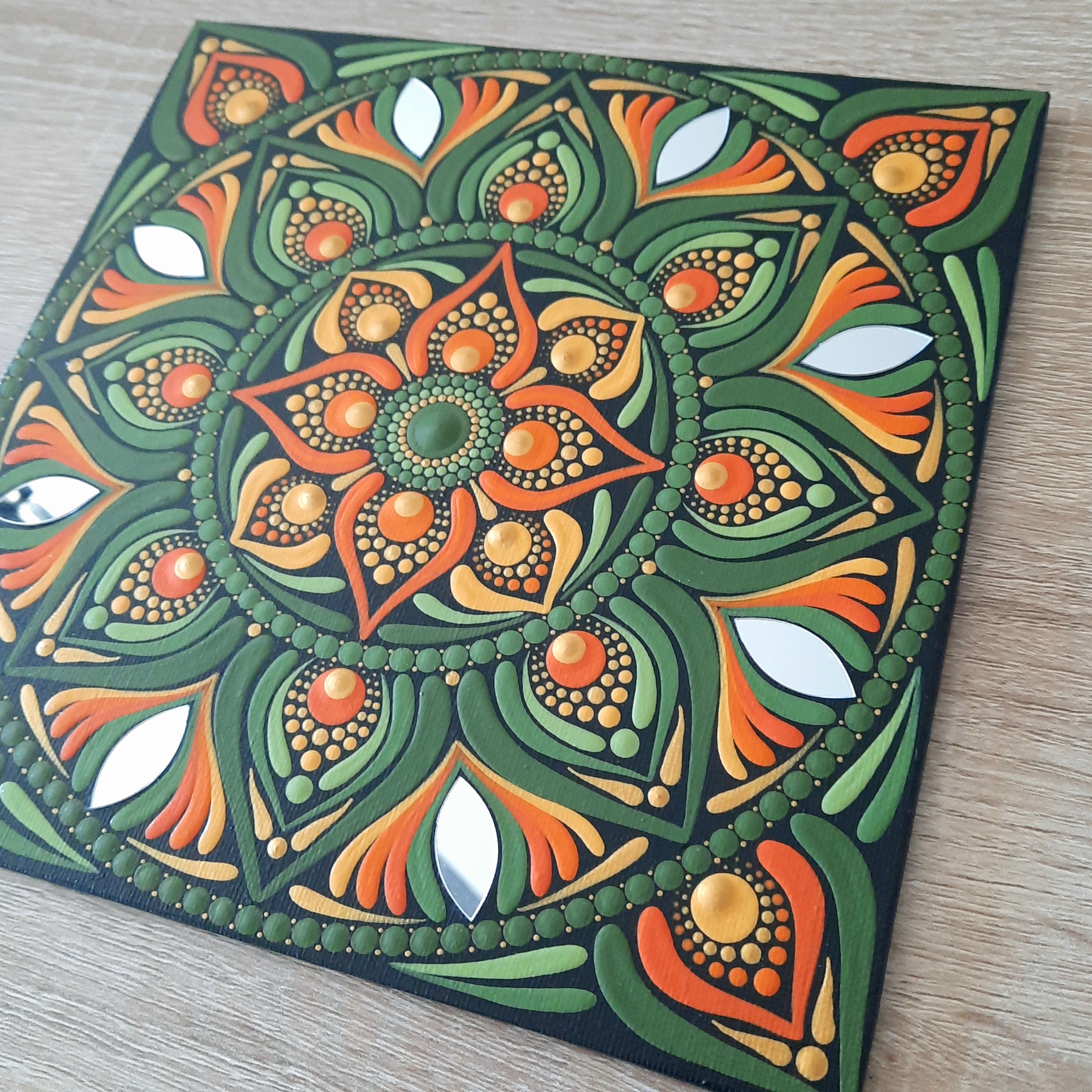 8" Retro Mandala