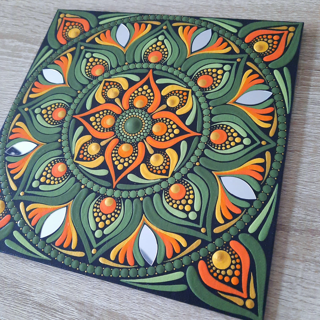 8" Retro Mandala