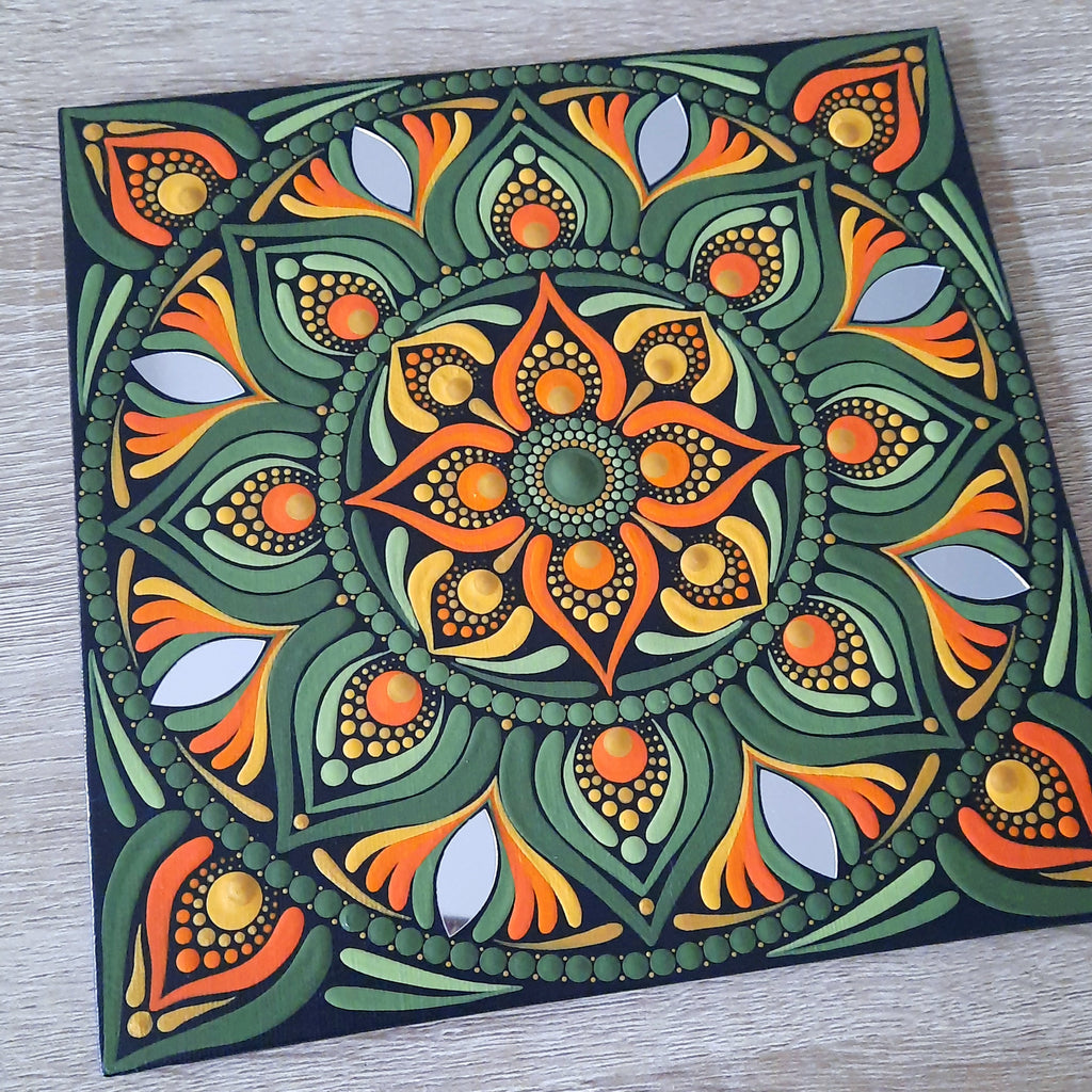 8" Retro Mandala