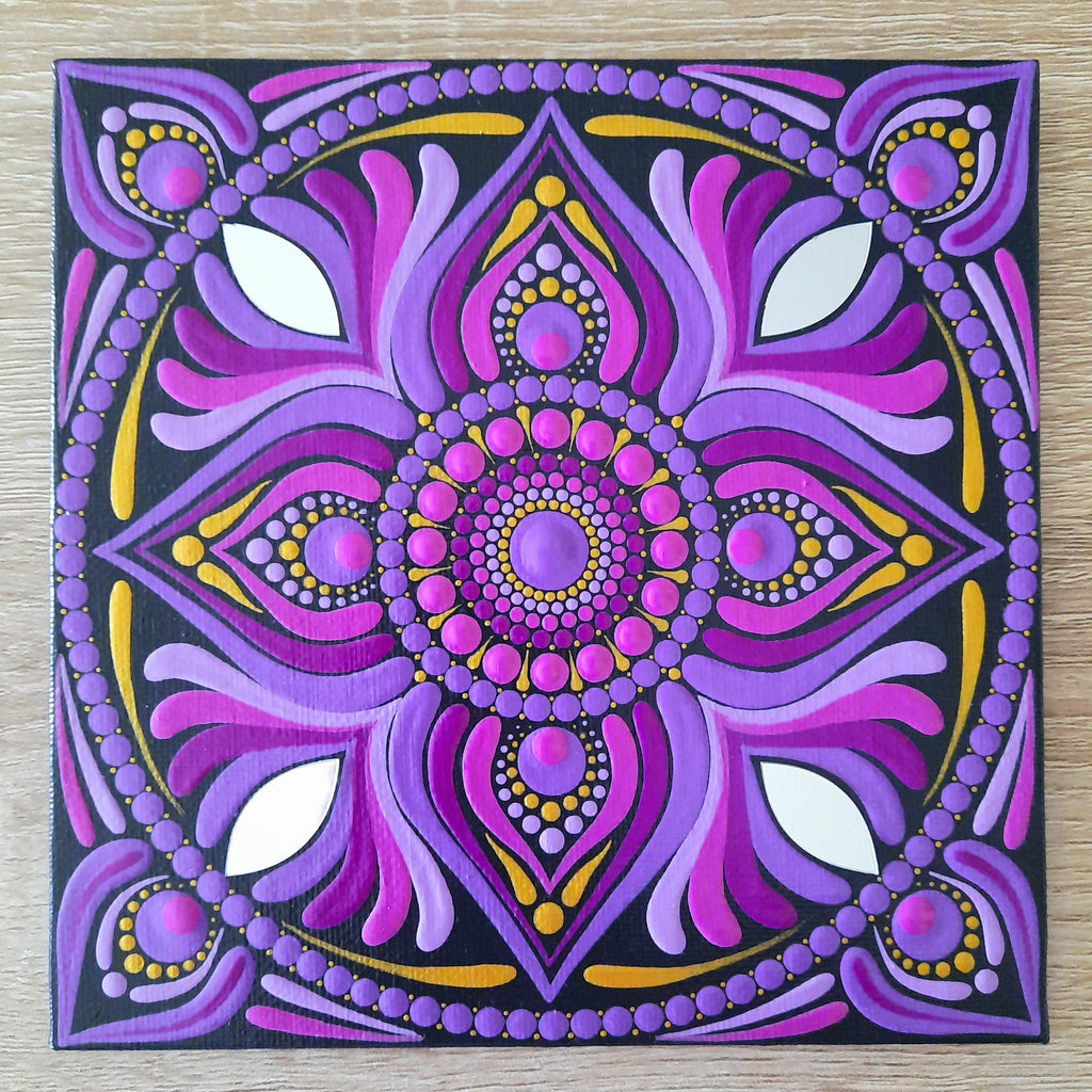 6" Magenta Mandala
