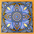 6" Periwinkle Mandala